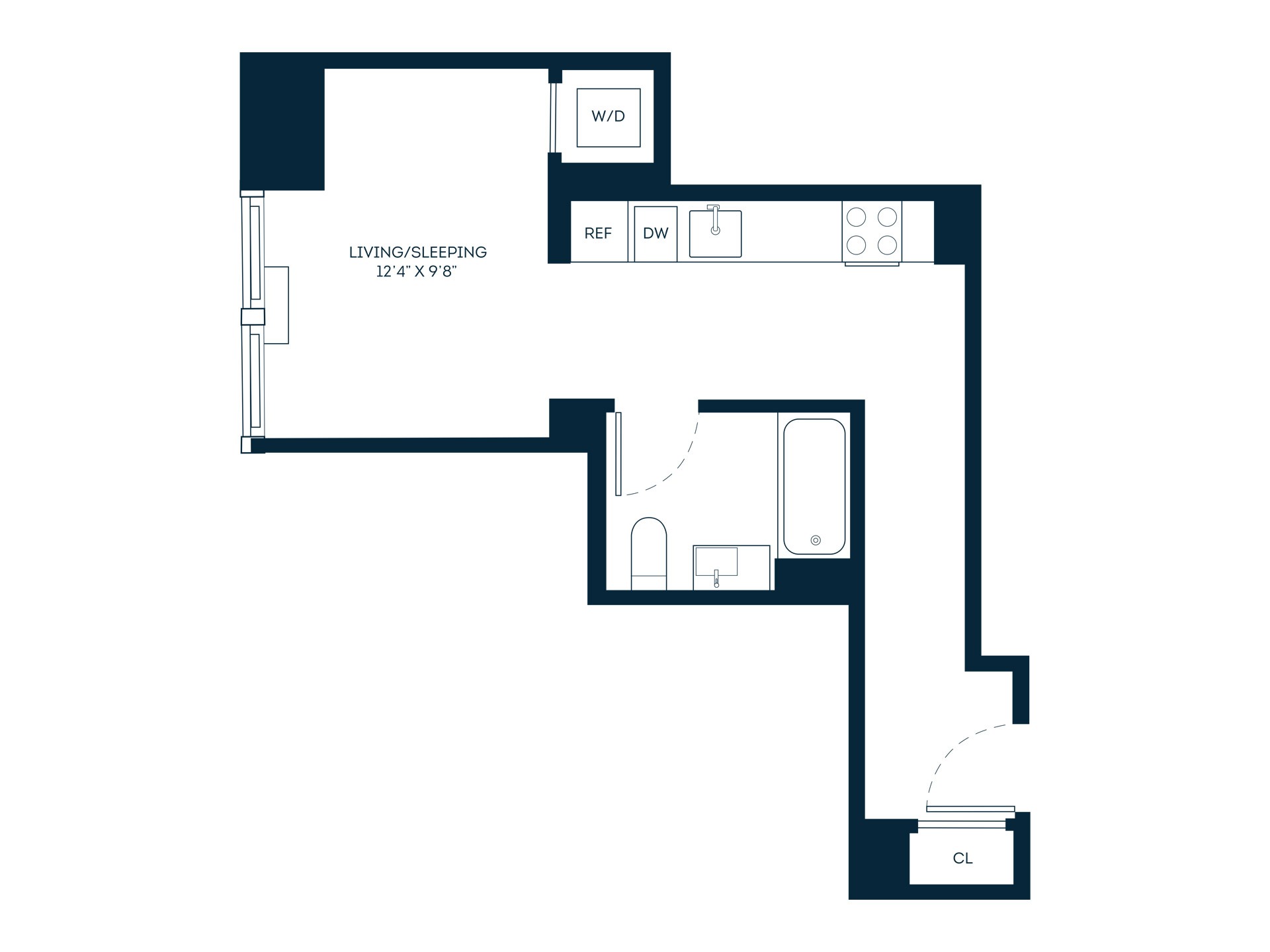 Floor plan layout diagram for 20bs10w